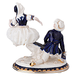 Статуэтка фарфоровая Влюбленная пара Charming Statuette варинант исполнения - 2 | Loft Concept в Твери