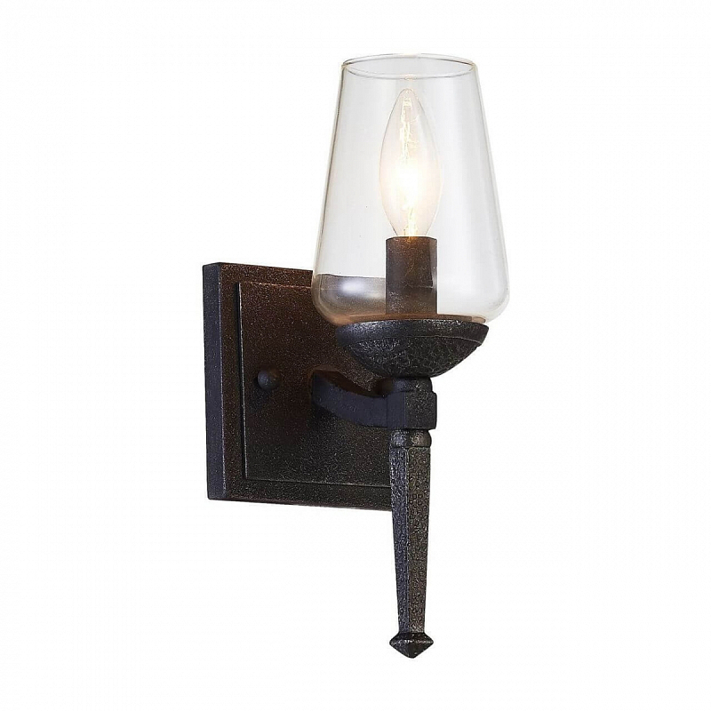 Бра Badoer Loft Sconces Черный Прозрачный Бра Badoer Loft Sconces Черный Прозрачный в Твери | Loft Concept