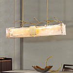 Люстра прямоугольная из фактурного стекла Chandelier Beam варинант исполнения - 6 | Loft Concept в Твери