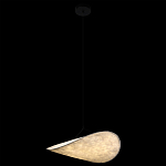 Подвесной светильник с белым тканевым плафоном в форме облака Crystal Cloud Junction варинант исполнения - 3 | Loft Concept в Твери