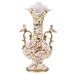 Ваза из фарфора с бронзовыми вставками Eden Garden варинант исполнения - 1 | Loft Concept в Твери