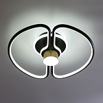 Потолочный светильник черного цвета круглой формы Luke Lampco Tracer Lamp варинант исполнения - 2 | Loft Concept в Твери