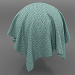 Мебельная ткань Шенилл бирюзовый цвет 142 см T4-61 варинант исполнения - 12 | Loft Concept в Твери