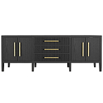 Большая VT-тумба Primo шпон Черный дуб варинант исполнения - 1 | Loft Concept в Твери