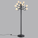 Торшер с плафонами из белых фарфоровых цветов на изогнутых ветвях Floralis варинант исполнения - 4 | Loft Concept в Твери