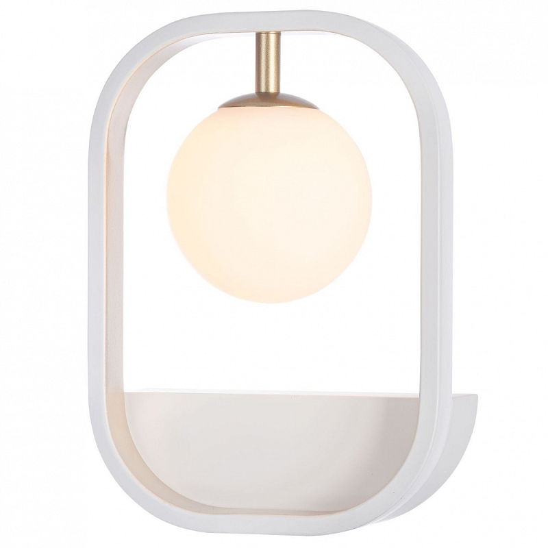 Бра Michele Ball Sconces Белый Золотой Серебряный Бра Michele Ball Sconces Белый Золотой Серебряный в Твери | Loft Concept