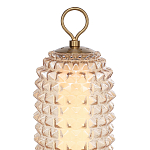 Настольная лампа с факутрным стеклянным плафоном Sonora варинант исполнения - 3 | Loft Concept в Твери