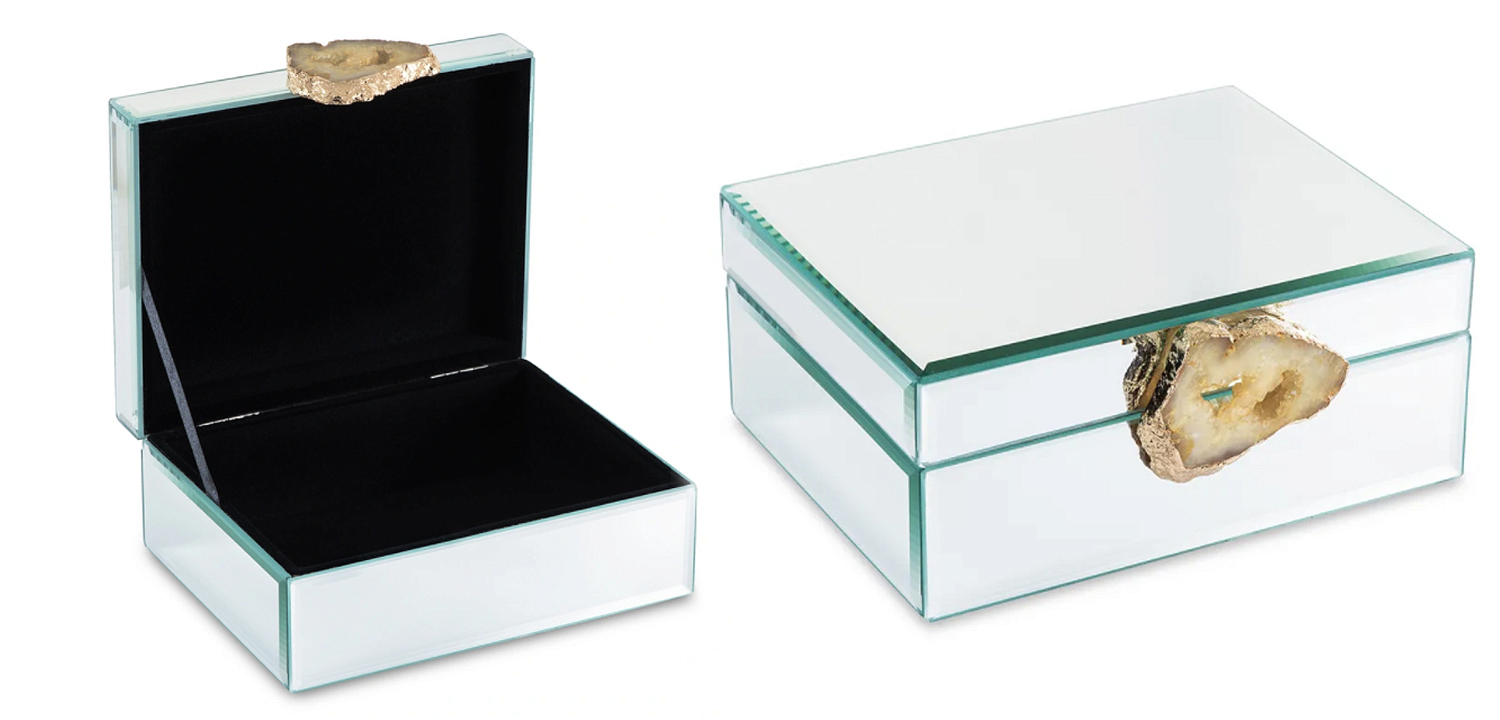 Шкатулка Glass Agate Box Шкатулка Glass Agate Box - Loft-Concept в Твери