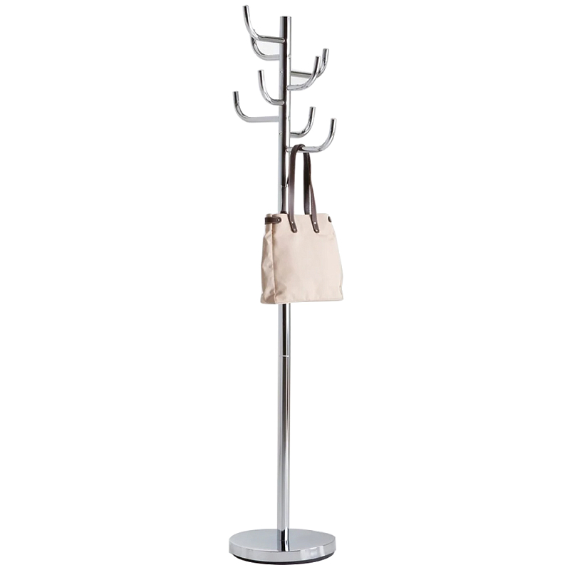 Напольная вешалка из металла Hattie Metal Floor hanger Хром Напольная вешалка из металла Hattie Metal Floor hanger Хром в Твери | Loft Concept