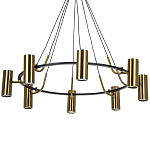 Кольцевая люстра Daviau Brass Ring Chandelier варинант исполнения - 1 | Loft Concept в Твери