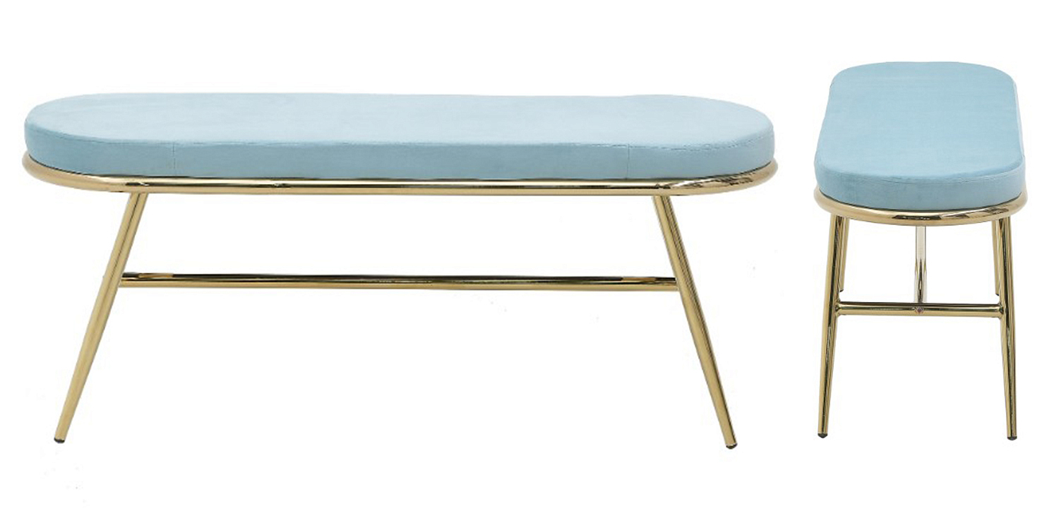 Банкетка Nicolene Banquet Blue Банкетка Nicolene Banquet Blue - Loft-Concept в Твери