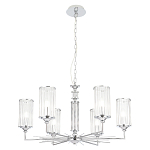 Люстра с 6-ю цилиндрическими стеклянными плафонами Jeanette варинант исполнения - 6 | Loft Concept в Твери