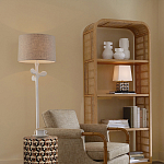 Настольная лампа с фигурным узором и трапециевидным абажуром Сonundrum варинант исполнения - 5 | Loft Concept в Твери