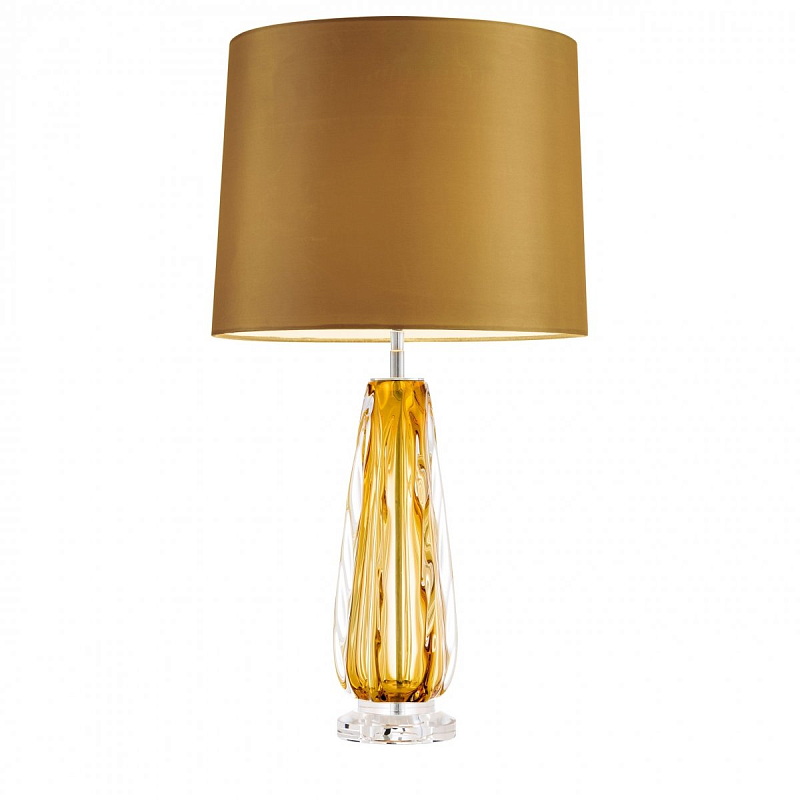 Настольная лампа Eichholtz Table Lamp Flato Оранжевое Стекло Горчичный Настольная лампа Eichholtz Table Lamp Flato Оранжевое Стекло Горчичный в Твери | Loft Concept