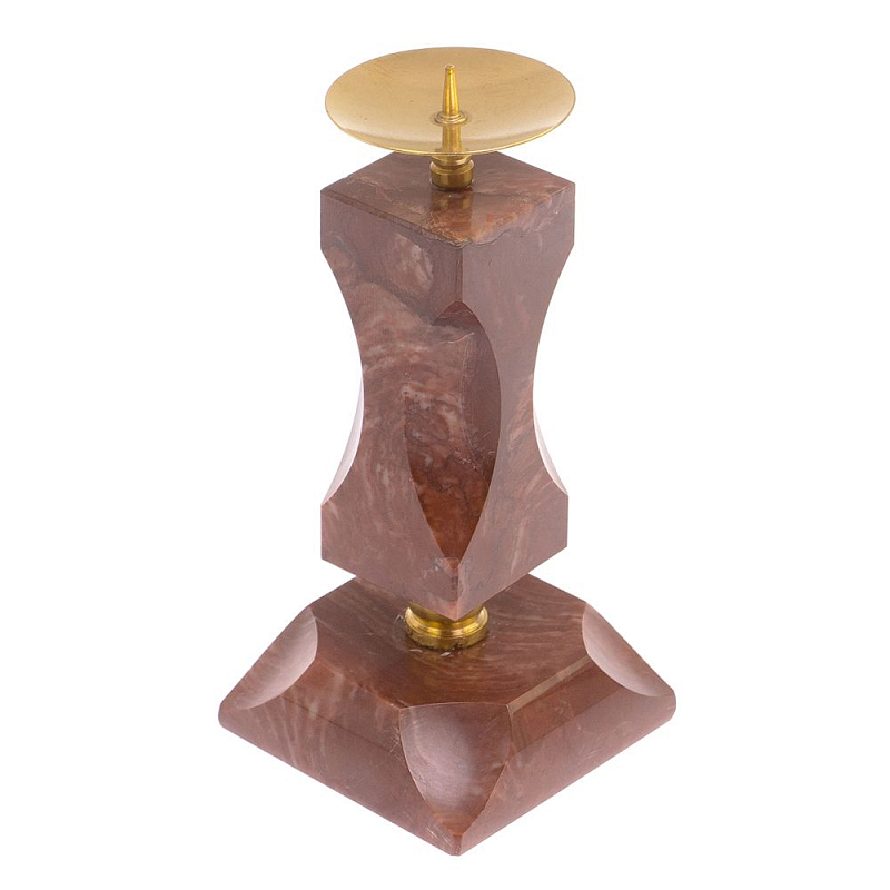 Подсвечник фигурный из натурального камня лемезит Stone Candlestick Лемезит Золотой Подсвечник фигурный из натурального камня лемезит Stone Candlestick Лемезит Золотой в Твери | Loft Concept
