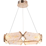 Люстра кольцевая с текстурным природным рисунком IceFlame варинант исполнения - 6 | Loft Concept в Твери