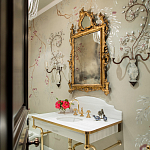 Обои ручная роспись Silk Tree Special Colourway on grey painted Xuan paper варинант исполнения - 2 | Loft Concept в Твери