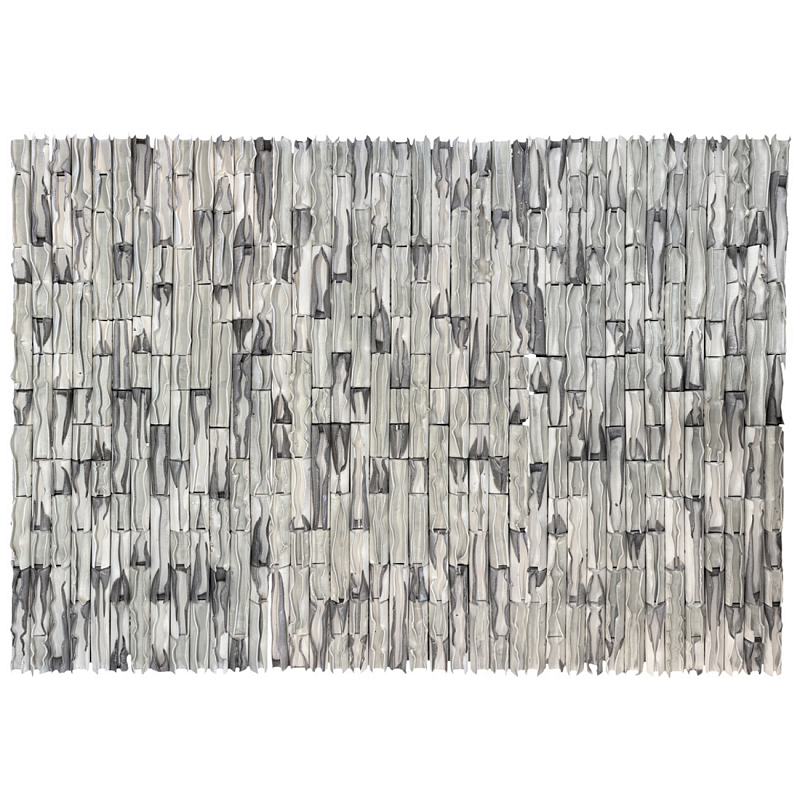 Объемное фактурное панно Metropolis in shades of grey Серый бетон в Твери | Loft Concept 