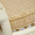 Комплект обеденный из ротанга Eloise grand white варинант исполнения - 12 | Loft Concept в Твери