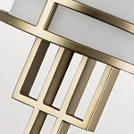 Бра с геометрическим каркасом и матовым белым цилиндрическим плафоном Feiss варинант исполнения - 3 | Loft Concept в Твери