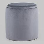 Пуф Alice Poof Grey Серый велюр варинант исполнения - 5 | Loft Concept в Твери