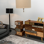 Тумба необычной формы с выдвижными ящиками Shift варинант исполнения - 4 | Loft Concept в Твери