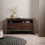 Дизайнерский комод в металлическом каркасе Valerian варинант исполнения - 2 | Loft Concept в Твери