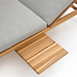 Садовый диван-трансофрмер Kate серый варинант исполнения - 3 | Loft Concept в Твери