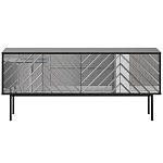 Длинная тумба с зеркальным декором Serena варинант исполнения - 12 | Loft Concept в Твери