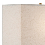 Настольная лампа с корпусом в форме кольца и прямоугольным абажуром French Ring варинант исполнения - 2 | Loft Concept в Твери