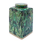 Ваза с малахитовым узором MALACHITE варинант исполнения - 2 | Loft Concept в Твери