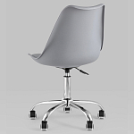 Офисный стул на металлическом основании EGGERY Grey пластик варинант исполнения - 4 | Loft Concept в Твери