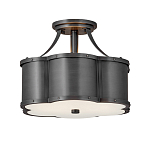 Потолочный светильник с декоративными заклепками Hinkley  варинант исполнения - 1 | Loft Concept в Твери