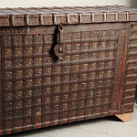 Большой Этнический сундук с металлическим декором  варинант исполнения - 2 | Loft Concept в Твери