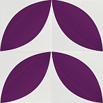 Дизайнерская плитка с узором Лепесток варинант исполнения - 1 | Loft Concept в Твери