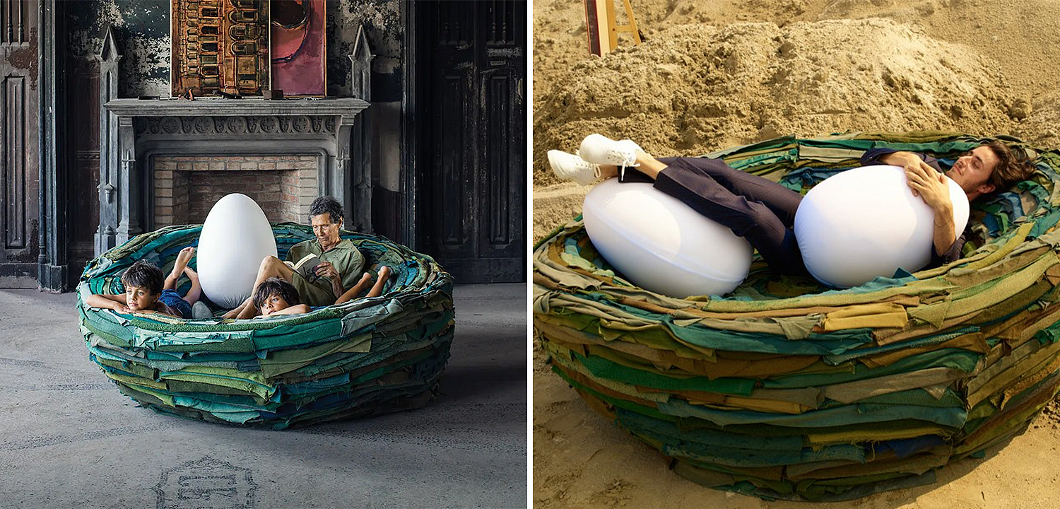 Дизайнерский Диван GUFRAM La Cova Nest by Gianni Ruffi Дизайнерский Диван GUFRAM La Cova Nest by Gianni Ruffi - Loft-Concept в Твери