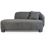 Кушетка серая с обивкой букле Thalia Grey Boucle Sofa варинант исполнения - 1 | Loft Concept в Твери
