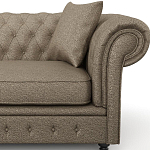 Мебельная ткань Шенилл коричневый цвет 138 см T4-21 варинант исполнения - 7 | Loft Concept в Твери