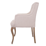 Кресло Mason Classical Armchair beige flax варинант исполнения - 1 | Loft Concept в Твери