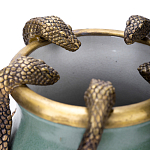 Фарфоровая ваза с декоративными змеями Eden Garden варинант исполнения - 3 | Loft Concept в Твери