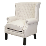 Кресло Charlie Armchair beige flax варинант исполнения - 3 | Loft Concept в Твери