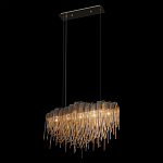 Люстра подвесная с металлическими цепочками и изогнутыми металлическими дугами 72 см Atlantis Chain варинант исполнения - 5 | Loft Concept в Твери