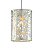 Подвесной светильник в форме цилиндра Speckled Mirror Plates варинант исполнения - 2 | Loft Concept в Твери