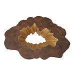 Кофейный стол Burl Exotic tree Coffee Table Black варинант исполнения - 2 | Loft Concept в Твери