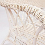 Комплект уличной мебели из ротанга Eloise белый варинант исполнения - 4 | Loft Concept в Твери