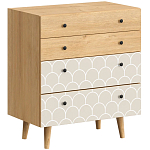 Комод с принтом на ящиках Elise Chest of Drawers варинант исполнения - 15 | Loft Concept в Твери