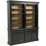 Витрина из массива сосны Sterling Showcase Black варинант исполнения - 4 | Loft Concept в Твери