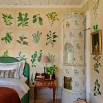 Обои ручная роспись Botanical Studies Linnaeus colourway варинант исполнения - 6 | Loft Concept в Твери