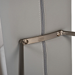 Стул барный серый с обивкой из экокожи Special Support варинант исполнения - 4 | Loft Concept в Твери