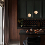 Подвесной светильник из белого алебастра Cryptocrystalline Stone варинант исполнения - 8 | Loft Concept в Твери